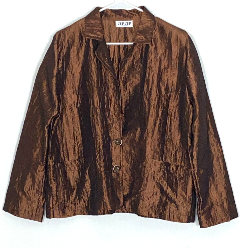 Zep Zep Jacket Womens Size Large Copper Lightweight Germany
